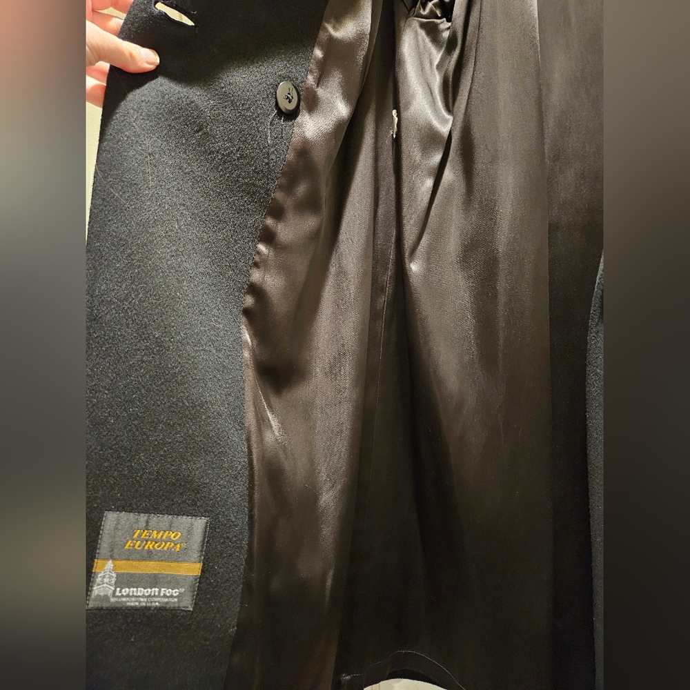 Women's Black Winter Coat By London Fog Sz M - Picture 4 of 12